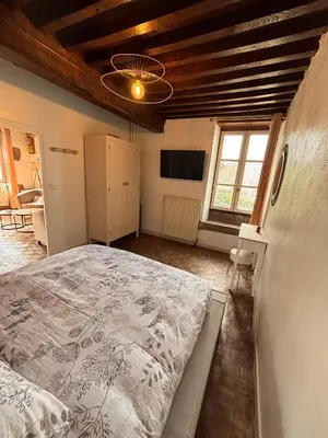 Un ou plusieurs lits dans un hébergement de l'établissement Gîte du Parc, Escapade au Cœur du Morvan, Entre Lacs et Forêts, 3 étoiles