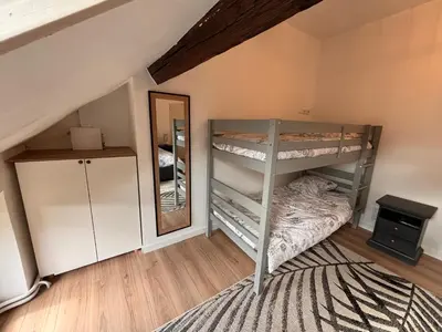 Un ou plusieurs lits dans un hébergement de l'établissement Gîte du Parc, Escapade au Cœur du Morvan, Entre Lacs et Forêts, 3 étoiles