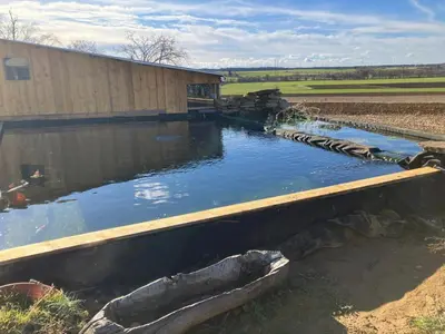 Vue sur la rivière ou le fleuve situé(e) à proximité de la maison de vacances