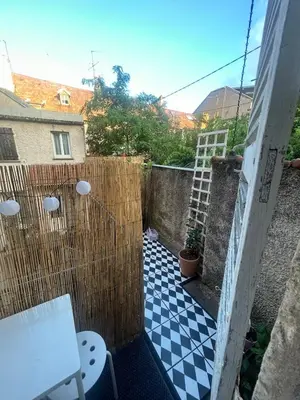 Vue générale sur la montagne ou vue sur la montagne depuis l'appartement