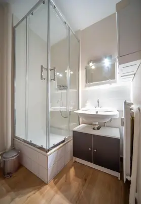 Salle de bains dans l'établissement Mont Saint-Vincent