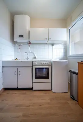 Cuisine ou kitchenette dans l'établissement Mont Saint-Vincent