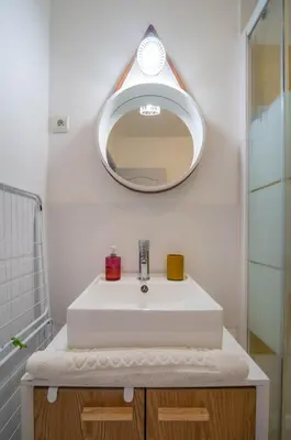 Salle de bains dans l'établissement Calme en plein cœur du quartier historique