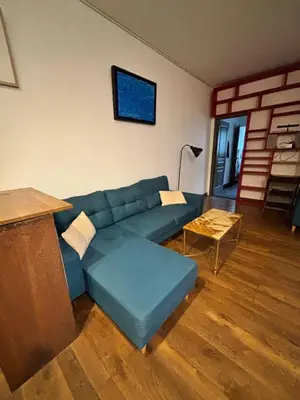 Coin salon dans l'établissement Charmant T2 - Proche Centre ville