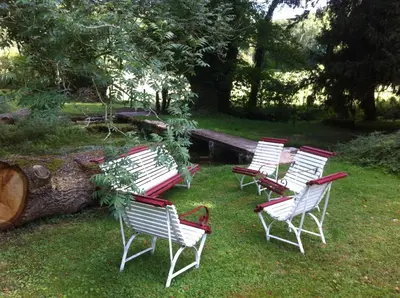 Jardin de l'établissement Gîtes de la Bretonnière