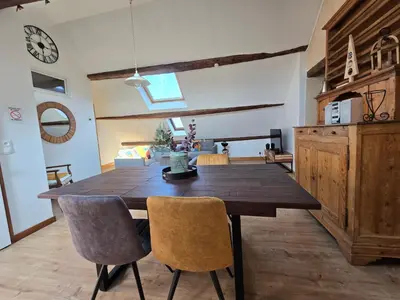 Cuisine ou kitchenette dans l'établissement Gîte 3 du Château de Feschaux