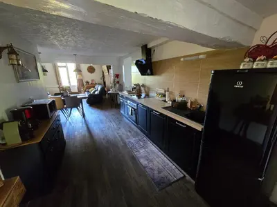 Cuisine ou kitchenette dans l'établissement Gîte 2 du Château de Feschaux
