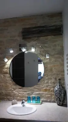 Salle de bains dans l'établissement domaine du vernay