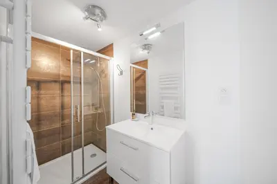 Salle de bains dans l'établissement Le Home Carnot