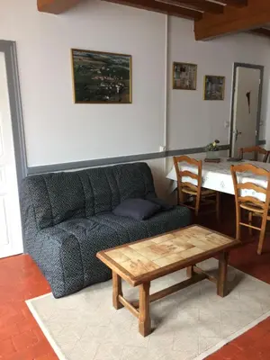 Coin salon dans l'établissement La maison de Jeannot