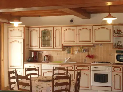 Cuisine ou kitchenette dans l'établissement Domaine des Charmilles