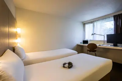 Télévision ou salle de divertissement dans l'établissement Campanile Mâcon Sud - Chaintré