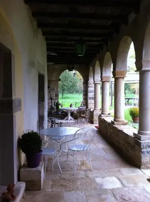 Jardin de l'établissement La chapelle du Domaine
