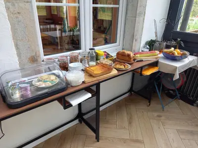 Nourriture dans la maison d'hôtes ou à proximité