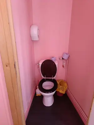 Salle de bains dans l'établissement Auberge Du Bon Coin