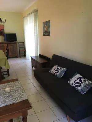 Coin salon dans l'établissement Maison de famille Jo et Juliette