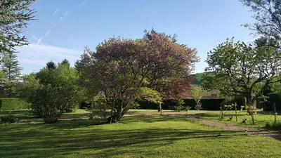 Jardin de l'établissement B&B Des Histoires d'Anges - Côté Jardin - Accueil Vélo