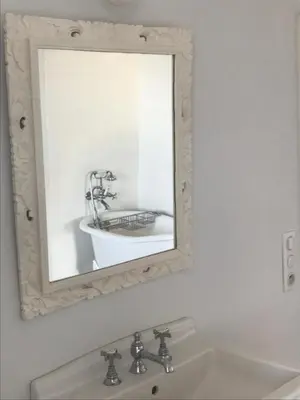 Salle de bains dans l'établissement Chambres d'hôtes Vers la Croix