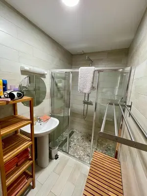 Salle de bains dans l'établissement Chambres chez l'habitant Delphine et Guillaume