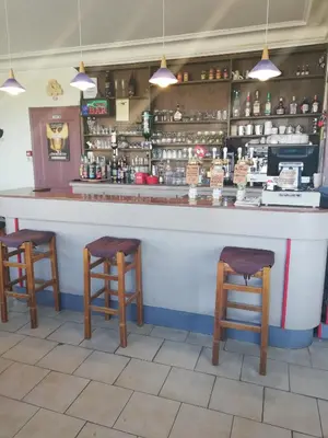 Salon ou bar de l'établissement Le Terminus