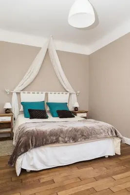 Un ou plusieurs lits dans un hébergement de l'établissement Chambre d'hôte l'épineuse