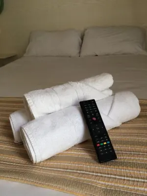 Un ou plusieurs lits dans un hébergement de l'établissement Europe Hotel