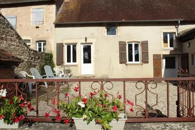 Balcon ou terrasse dans l'établissement Au calme