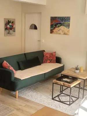 Coin salon dans l'établissement La Maison de Marie