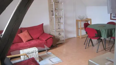 Coin salon dans l'établissement Maison Saint Louis