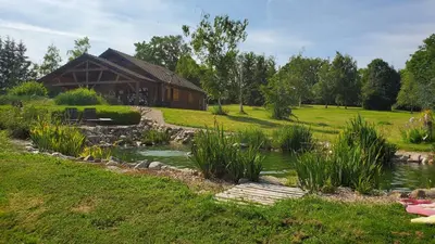 Jardin de l'établissement Grand Chalet