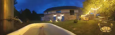 Jardin de l'établissement L'Escale du Banquet
