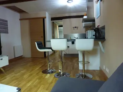 Cuisine ou kitchenette dans l'établissement Chez Christian au coeur du val de saone