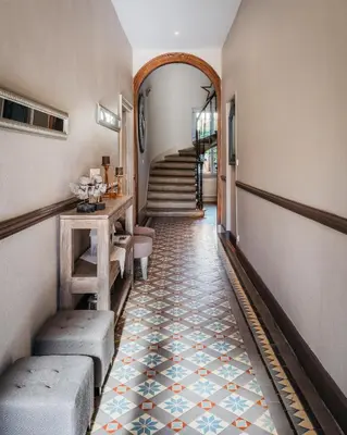 Coin salon dans l'établissement Le Clos du Colombier 1817 Vignes & Spa