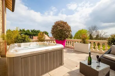 Balcon ou terrasse dans l'établissement L'Escale de Jules et Lily