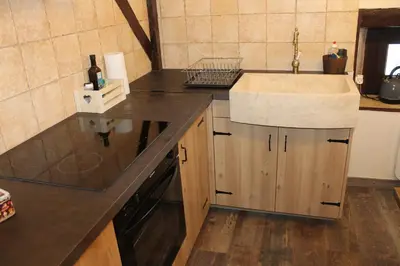 Cuisine ou kitchenette dans l'établissement Les Laurentides