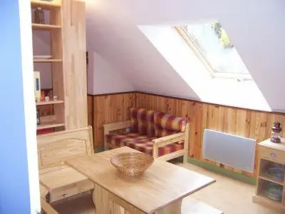 Coin salon dans l'établissement La maison de poupet