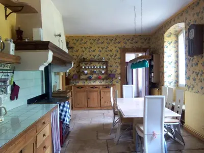 Cuisine ou kitchenette dans l'établissement Château Bel-Air