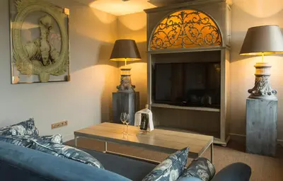 Coin salon dans l'établissement Domaine de Rymska & Spa - Relais & Châteaux