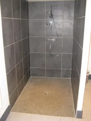 Salle de bains dans l'établissement Gîte chez karine et roland