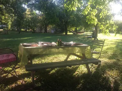 Jardin de l'établissement Gîte Chambre de la Tante Camille - Les Filles Tresy