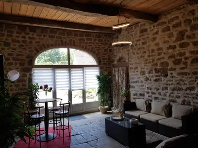 Coin salon dans l'établissement L'écurie
