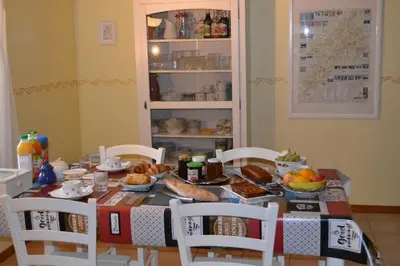 Nourriture dans le B&B/chambre d'hôtes ou à proximité
