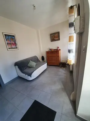 Coin salon dans l'établissement Gite Saint Nicolas