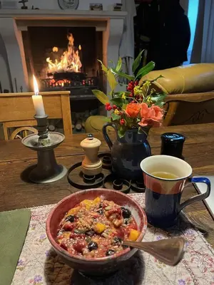 Nourriture dans la maison de vacances ou à proximité