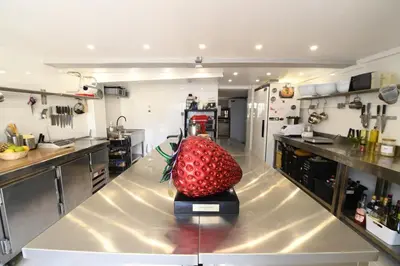Cuisine ou kitchenette dans l'établissement Apartment 36 m²