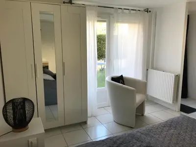 Coin salon dans l'établissement Apartment 36 m²