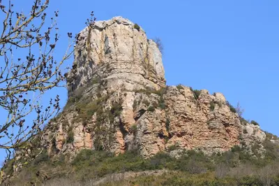 Vue générale sur la montagne ou vue sur la montagne depuis l'hôtel