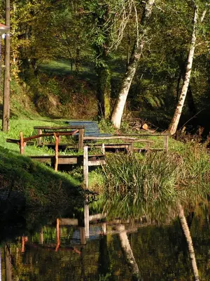 Paysage naturel près de la maison de vacances