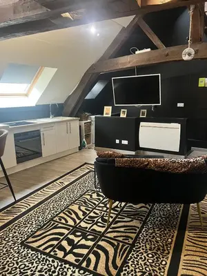 Télévision ou salle de divertissement dans l'établissement Eden spa appartement d’exception