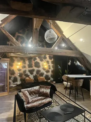 Coin salon dans l'établissement Eden spa appartement d’exception